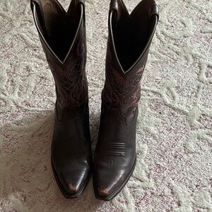 *USED*Ariat Brown Heeled Boots